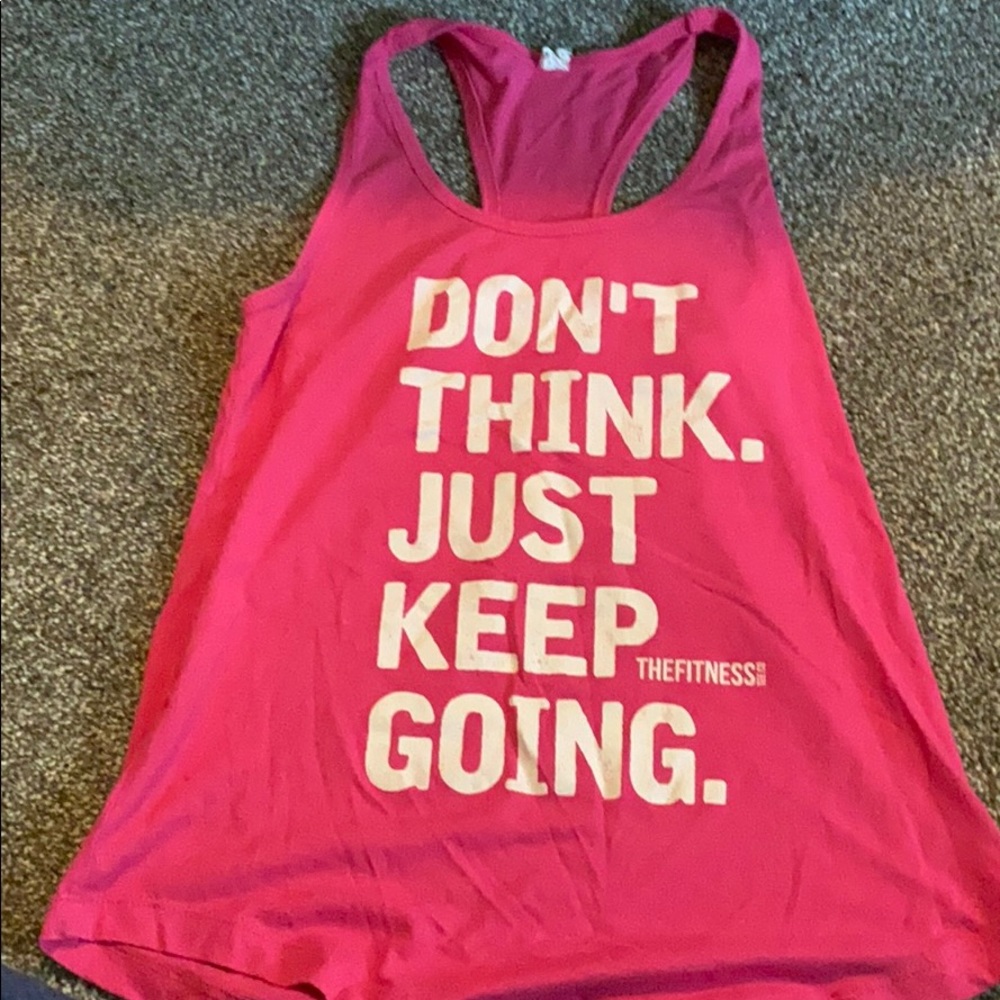Don’t think. Just keep going! Tank